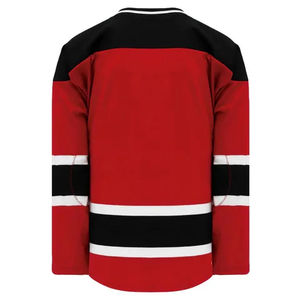 Maillot de hockey sur glace confortable en polyester 100% pour hommes | Col en V personnalisé et manches longues avec broderie - Product Image 5
