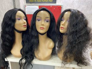 Media Peluca de pelo Remy indio estilo ondulado rizado crudo Grado de pelo Remy de alta calidad - Product Image 3