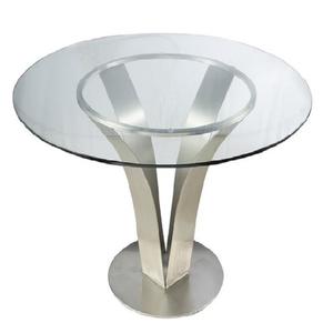 Table basse en acier inoxydable au style unique, finition argentée brillante, pour la décoration de restaurants et de maisons, à prix raisonnable - Product Image 3