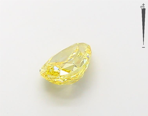 Diamante Amarillo de Laboratorio con Corte Pera de 1.20 Ct, Claridad VS1, Certificado IGI, Suelto para Joyería - Product Image 3