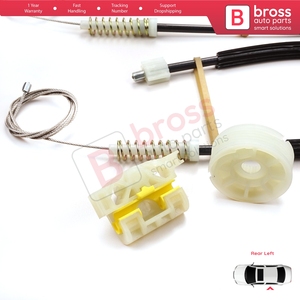 Kit de réparation de lève-vitre arrière gauche BWR5095 pour Laguna MK3 X91 BT0/1 KT0/1 2007-2015 5 portes 827010001R - Product Image 5