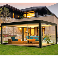 Youya Balcon métallique extérieur moderne de haute qualité Pergola extérieure étanche en aluminium motorisée bioclimatique avec toit rétractable