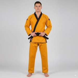Uniforme de Jiu-Jitsu brésilien professionnel unisexe sur mesure en gros, entièrement personnalisable, tissu respirant en polyester/coton personnalisé - Product Image 6