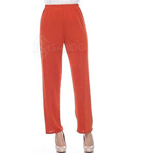 Pantalones acampanados de etiqueta privada para mujer, pantalones acampanados de Color sólido para mujer, pantalones acampanados con bolsillos laterales a la venta - Product Image 5