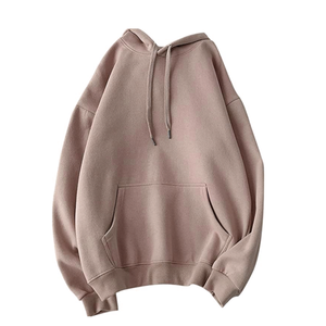 Sweatshirts à capuche surdimensionnés en coton vierge épais Sweatshirts pour hommes Sweatshirts à capuche unis avec logo personnalisé de haute qualité - Product Image 6