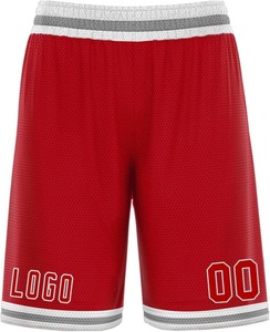 Pantalones Cortos Deportivos de Malla para Hombre, Corte Holgado, Sublimados, Cintura Elástica con Cordón, Secado Rápido, Transpirables, 100% Poliéster, para Deportes Múltiples - Product Image 2