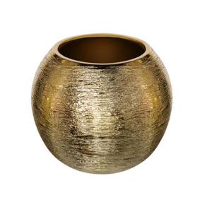 Vase en métal de style antique personnalisé, finition dorée polie, pour décoration de mariage rustique à bas prix - Product Image 1