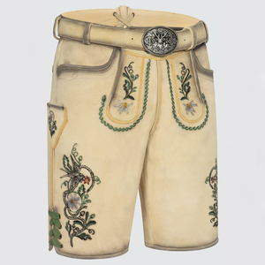 Lederhosen Premium para Hombre | Traje alemán bávaro con tirantes | Fabricante OEM personalizado - Product Image 2