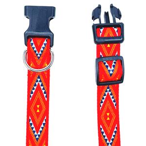 Collar de perro con diseño de tótem de personalidad extra duradero de 1 "de ancho y 1,9mm de espesor para perros grandes - Product Image 2