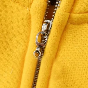 OEM heavyweight streetwear en blanco de gran tamaño de algodón orgánico de lana forro de satén Sudadera con capucha logotipo personalizado de los hombres de cara completa con cremallera Sudadera con capucha - Product Image 4