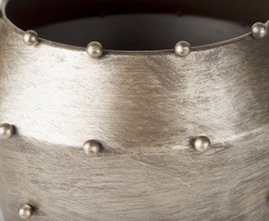 Vase en métal moyen perlé antique moderne pour décoration intérieure et pièce d'accent décorative BY WB INC INDIA - Product Image 5