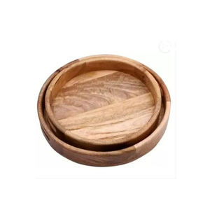 Bandeja de madera de acacia Bandejas de madera para servir a un precio muy barato Disponible para United Trade World - Product Image 2