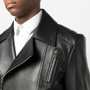 Ropa informal de cuero para hombre, chaqueta de invierno para motocicleta, impermeable, deportiva, chaqueta de motorista de cuero para hombre - Product Image 5