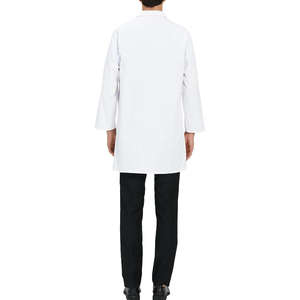 Batas de Laboratorio Unisex, Ropa de Trabajo Profesional, Tejido de Punto Resistente, Diseño de Manga Larga, Uso Hospitalario, Alta Calidad - Product Image 4