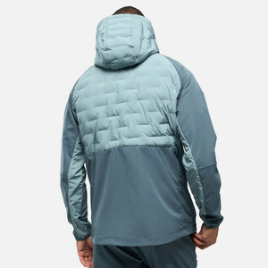 Veste de ski pour hommes de haute qualité Slim Canvas Design col montant fermeture à glissière techniques brodées décontracté hiver Service OEM - Product Image 2