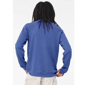 Heavy Weight 100% Cotton Custom Embroidered Plain High Hip Hop Crew Neck <b>Pullover</b> Sweatshirt <b>for</b> <b>Men</b> - Product Image 3