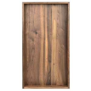 Plateau de service en bois de manguier Design rectangulaire solide Plateau en bois fait à la main Usine Vente en gros - Product Image 1