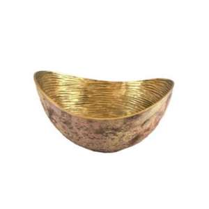 Exquisito cuenco de servicio de latón Premium hecho a mano para agregar encanto a cenas formales y reuniones familiares casuales - Product Image 1