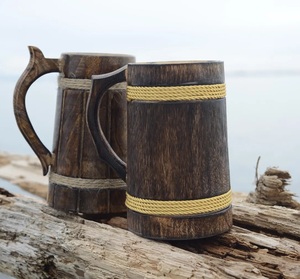 100% tasses à café en bois de bambou naturel de haute qualité personnalisables et abordables pour une utilisation à la maison Restaurant Party - Product Image 1