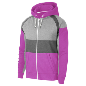 Sweat-shirts à capuche pour hommes, poids lourd, fermeture éclair intégrale, logo personnalisé, sweat-shirts d'automne, haute qualité, 100% coton, écologique, respirant, OEM - Product Image 1