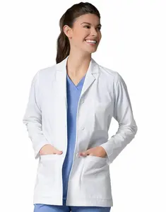 Wholesale unisex Doctors Medical Clothing Lab Coat In Hospital Uniforms high quality Hot Sale Cotton coat