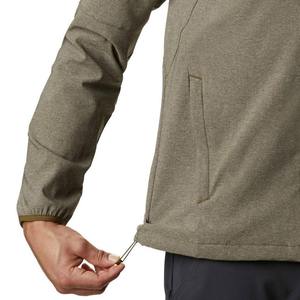 Chaqueta Softshell de mezclilla con cuello levantado ajustada para hombre, diseño personalizado, ropa de trabajo de invierno, cremallera forrada de algodón a prueba de viento frontal, novedad - Product Image 6