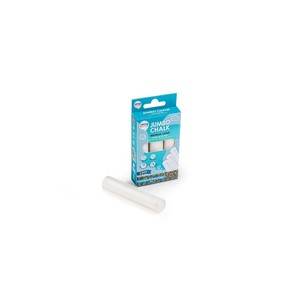 Craies géantes lavables non toxiques pour trottoir, lot de 3 blanches, craies rondes non cassantes pour dessin extérieur pour enfants - Product Image 1