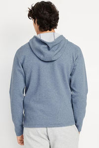 <b>Classic</b> <b>Men</b> Solid <b>Grey</b> <b>Pullover</b> <b>Hoodie</b> Soft Lightweight <b>Sweatshirt</b> Zipper Pockets Adjustable Drawstring Hood Winter - Product Image 2