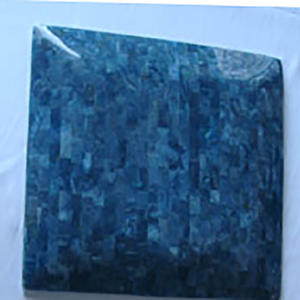 PLAT DE SERVICE POLI ÉCOLOGIQUE 40x20cm MOTIF CORAIL BLEU POUR HOTELS ET RESTAURANTS - Product Image 2