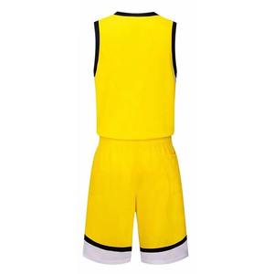 Maillot de basket-ball réversible en polyester personnalisé, nouveau design, à séchage rapide, en maille - Product Image 3