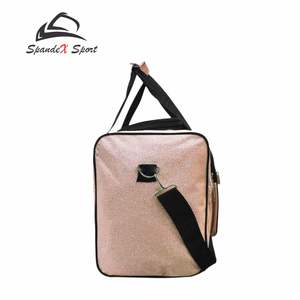 Sac de voyage de luxe durable avec paillettes brillantes, finition métallique, polyester écologique, grande capacité, sac de sport - Product Image 2