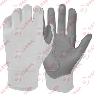 Gants de frappe en cuir à velcro sur mesure Qaswa Sports, très demandés, pour joueurs de baseball professionnels - Product Image 1