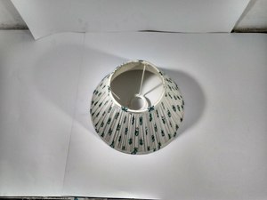 Soft Grey Royal Designs Plisado Cono Pantalla Elegante Lámpara Cubiertas y Pantallas - Product Image 2