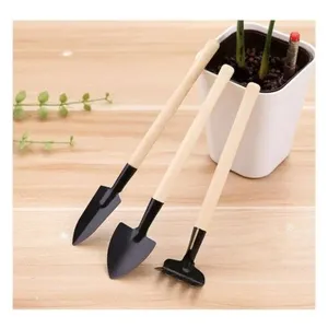 Ensemble de 3 outils de creusement de jardinage cultivateur à main de jardin petit en Durable de haute qualité élégant pour plante de jardin en outils métalliques - Product Image 2