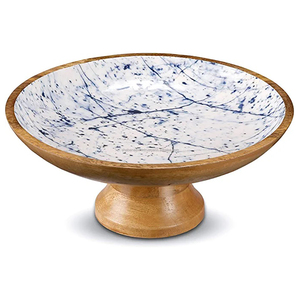 Eco-friendly Natural <b>Mango</b> <b>Wooden</b> Vintage Style Salad & Fruit Serving <b>Bowl</b> with Customizable Options - Product Image 1