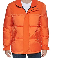 Veste matelassée à col montant personnalisée de haute qualité pour homme, imperméable, respirante, réversible, écologique, pour l'hiver