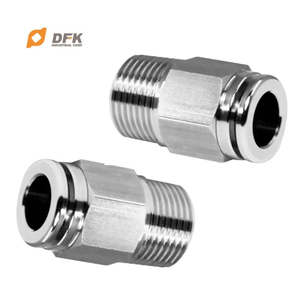 SS304/316 Push-In Accesorios neumáticos Conectores macho Accesorios de instalación rápida - Product Image 4