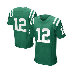 with team name premium quality 100%polyester football jersey shirts top V-neck breathable <b>American</b> football jersey customized - Product Image 4