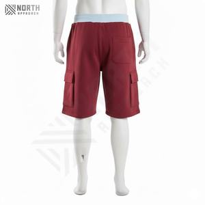 Pantalones Cortos de Verano para Hombre, de Algodón Transpirable, con Estampado Informal, Sólidos, Antiarrugas, con Cordón, Transpirables y Cómodos - Product Image 5