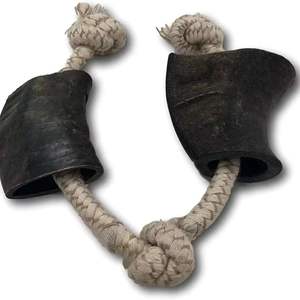 Cuerno de búfalo natural y Cuerda de algodón para masticar perros, juguete duradero para masticadores agresivos, Salud Dental y juego interactivo - Product Image 2