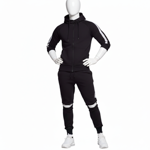 Conjunto Deportivo de Invierno para Hombre, 100% Algodón, Secado Rápido, Logotipo Personalizado Bordado, OEM, Entrenamiento Atlético - Product Image 2
