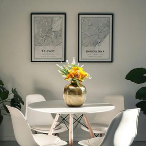 Handcrafted Metal Flower Vase Home <b>Decor</b> Table <b>Accessories</b> Crafts <b>Bedroom</b> Living Room Wedding Office <b>Decoration</b> - Product Image 4