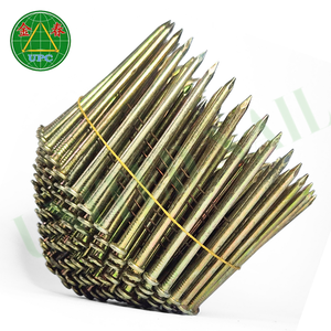 Meilleure vente 2.5mm x 50mm bobine d'acier clous anneau/vis/tige lisse tête à carreaux Construction Styles Direct Vietnam usine - Product Image 4