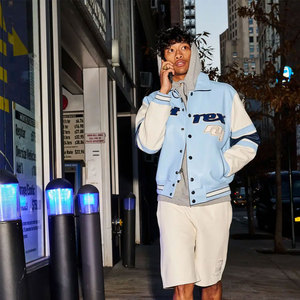 Avirex Blouson aviateur en cuir d'agneau pour homme avec doublure chaude Blouson aviateur à la mode avec fermeture à glissière Blouson avirex en cuir - Product Image 6