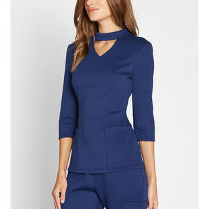 Uniformes elegantes para el cuello, uniformes médicos de poliéster suave de rayón y licra, uniformes médicos de enfermería para hospitales, nueva colección, uniformes médicos - Product Image 6