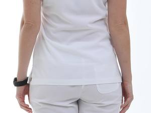 Último Diseño: Blusas Médicas para Mujer con Logo/Color Personalizado, Ropa de Hospital de Alta Calidad, Duradera, Manga Corta, Detección de Agujas - Product Image 6