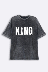 Alta calidad 100% algodón directo de fábrica suministro de hombres ácido lavado camiseta con bajo MOQ cómodo ajuste ligero hombres ácido lavado - Product Image 2