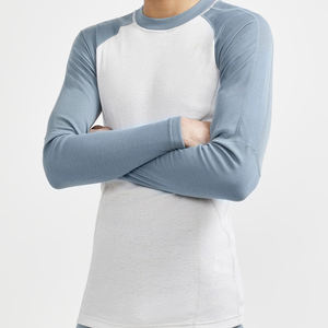 Juego de capa base de compresión para hombre superventas patrón sólido ligero y que absorbe la humedad personalizado al por mayor - Product Image 2