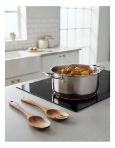 Ensemble de cuillères de service en bois faites à la main de qualité supérieure, en bois d'acacia écologique, avec manche en résine, design classique, ustensile de cuisine pour couverts - Product Image 2