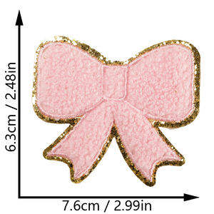 Parches de Letras de Chenilla para Niñas, Bordados con Logotipo Termoadhesivo de PU Ecológico, Modelo 2026 - Product Image 5